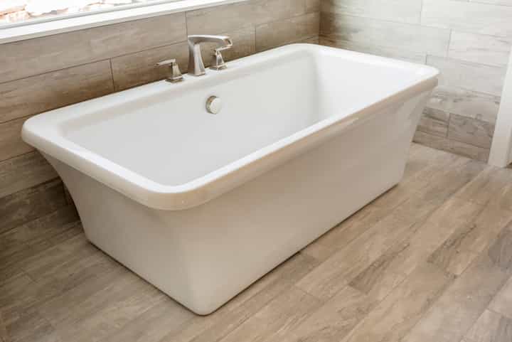Luxury soaking bathtub installation for Anaheim, California